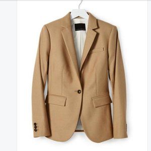Banana Republic Camel Italian Flannel Blazer